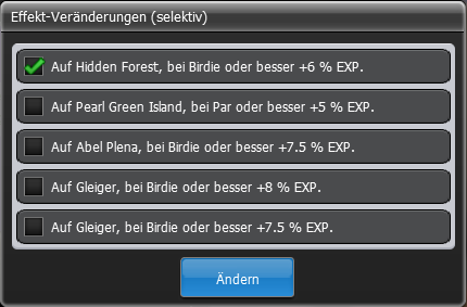 Effekt-Auswahl