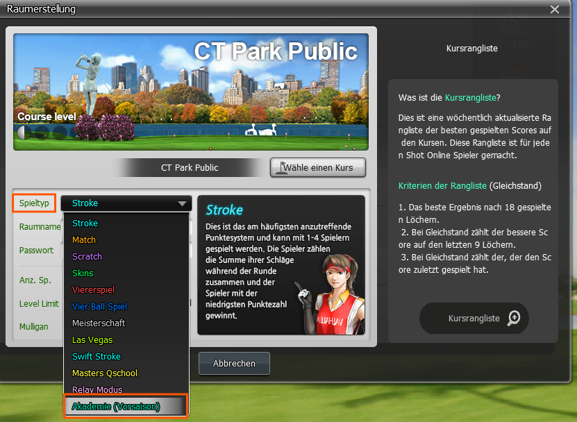 Akademie-Modus – Screenshot 2